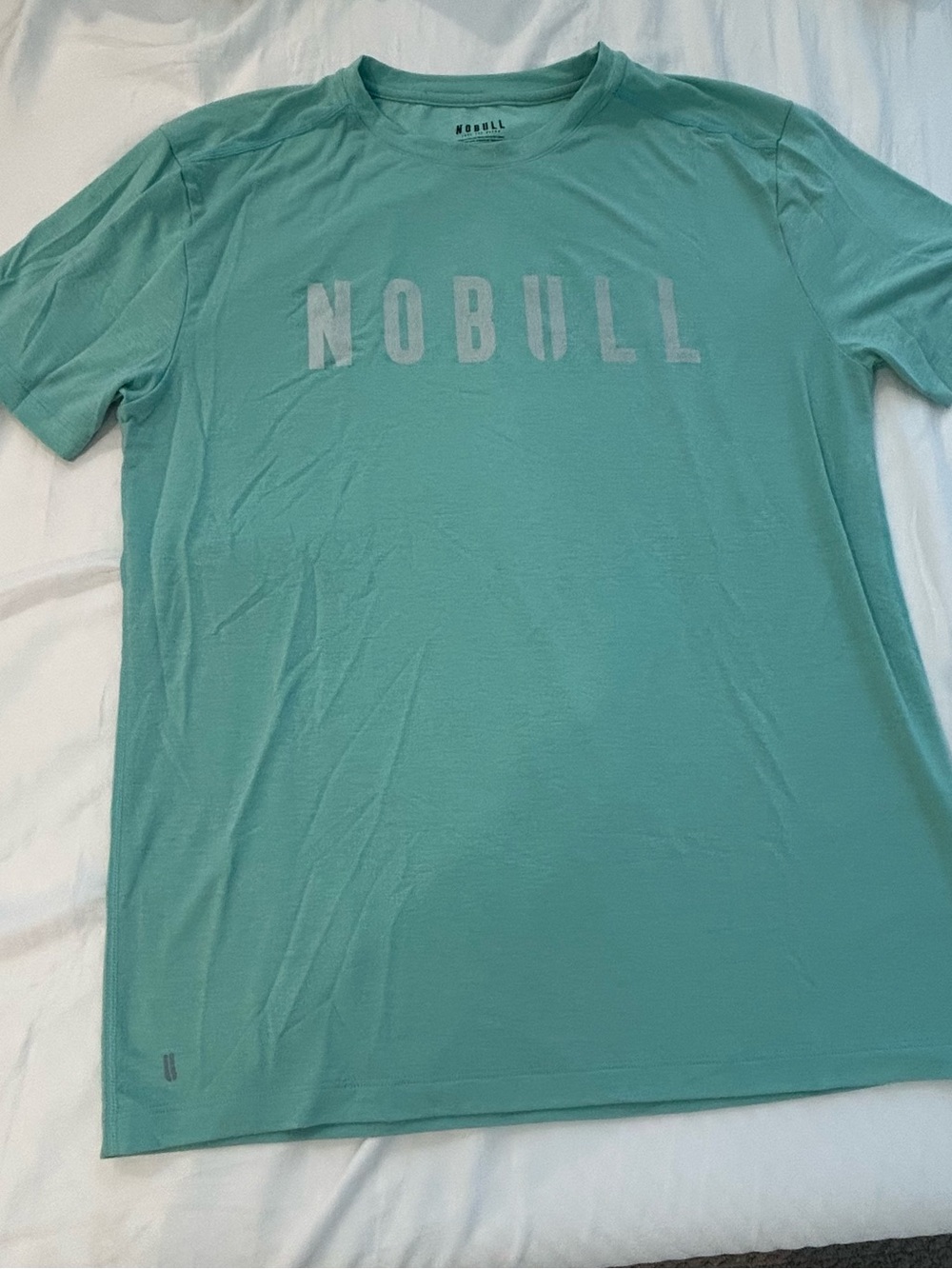 NOBULL Men's Mint Green Short Sleeve Performance Tee